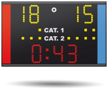 Combat Sport Sporteredmény kijelző Chronotop Karate